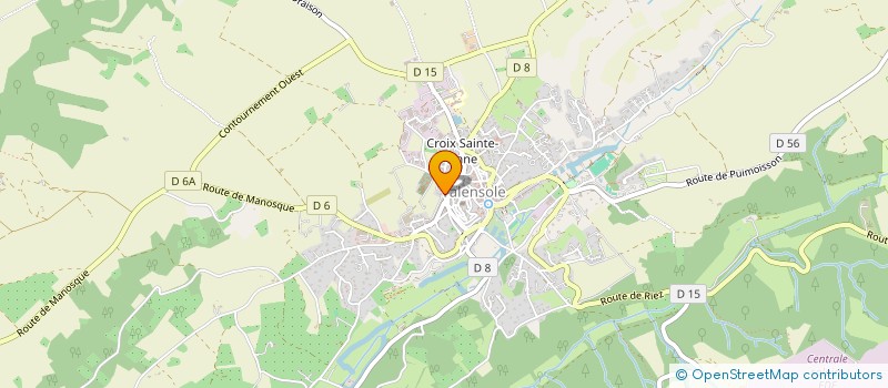 localisation de l'entreprise JULIETTE à VALENSOLE