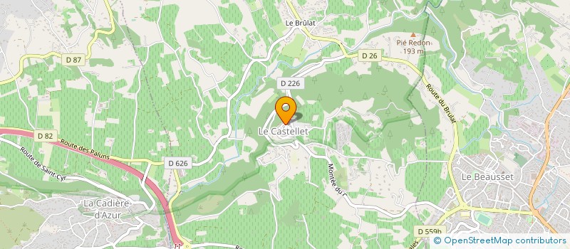 localisation de l'entreprise JULIETTE  TOULON