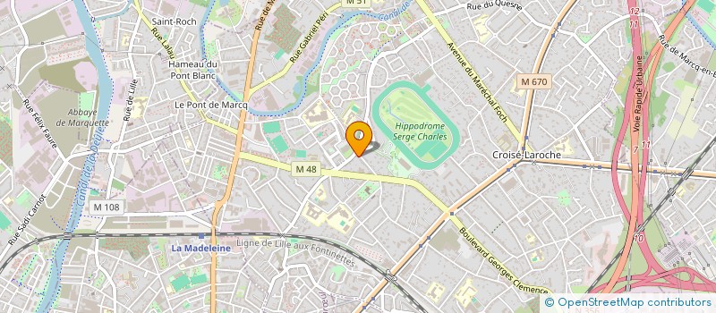 localisation de l'entreprise JULIETTE à MARCQ-EN-BARŒUL