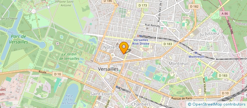 localisation de l'entreprise JULIETTE à VERSAILLES