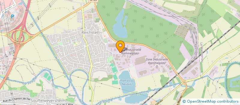 localisation de l'entreprise JULIETTE  REICHSTETT