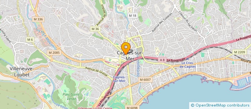 localisation de l'entreprise JULIETTE à CAGNES-SUR-MER
