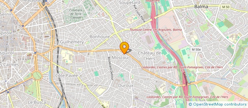 localisation de l'entreprise JULIETTE à TOULOUSE