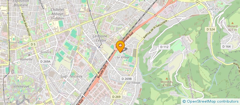 localisation de l'entreprise JULIETTE BESSON - JEREMY CURT  SAINT-MARTIN-D'HERES