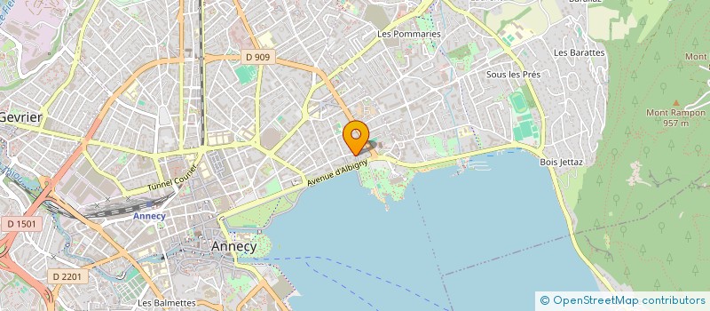 localisation de l'entreprise JULIETTE BG  ANNECY