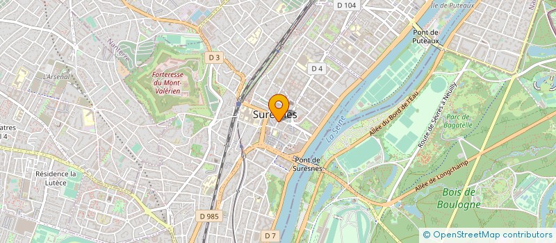 localisation de l'entreprise JULIETTE BROUET à SURESNES
