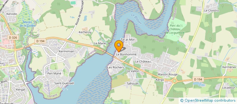 localisation de l'entreprise JULIETTE DODU  KERVIGNAC