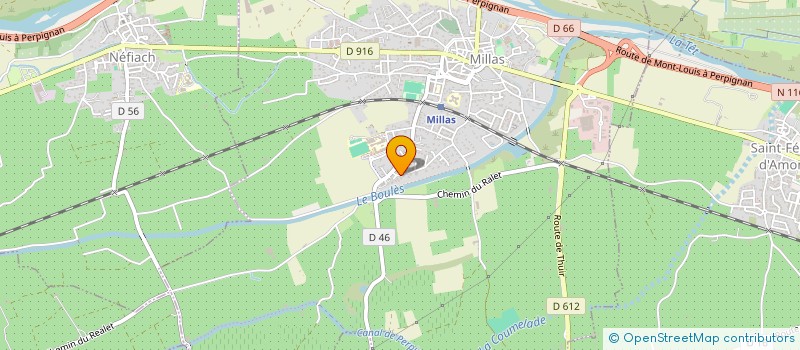 localisation de l'entreprise JULIETTE ET ELISA  MILLAS