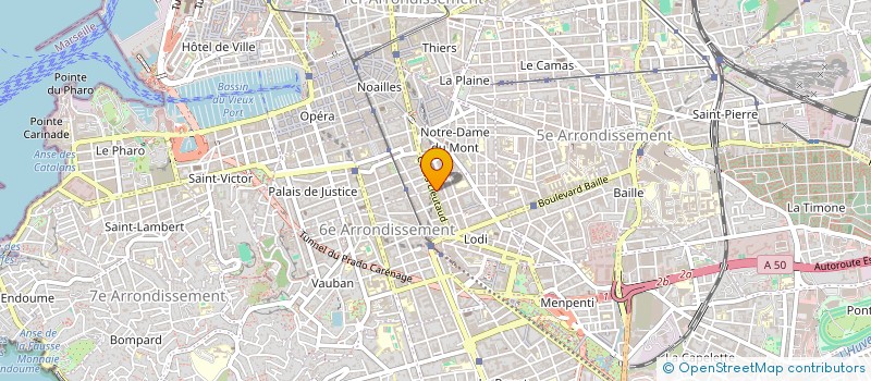 localisation de l'entreprise JULIETTE ET SIMON  MARSEILLE