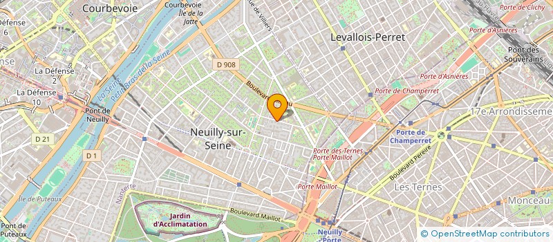 localisation de l'entreprise JULIETTE ET VINCENT DUBOIS à NEUILLY-SUR-SEINE