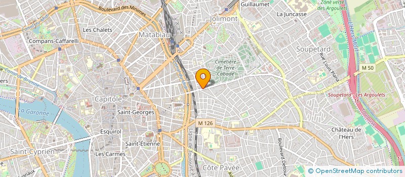 localisation de l'entreprise JULIETTE LEROY STUDIO  TOULOUSE