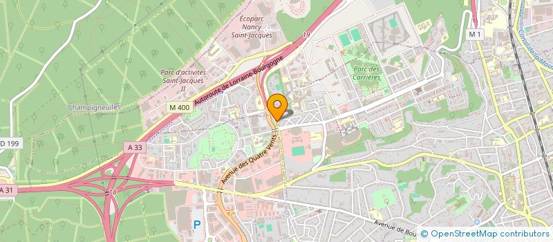 localisation de l'entreprise JULIETTE T  NANCY