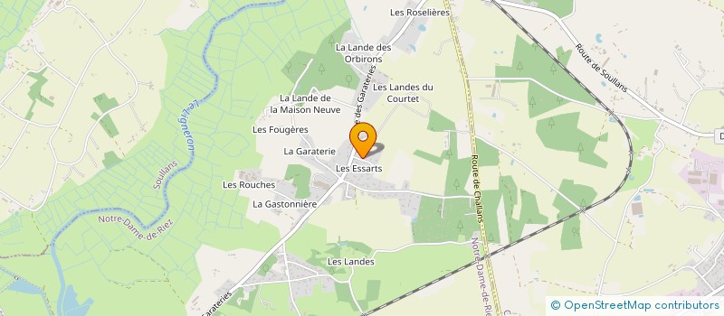 localisation de l'entreprise JULIEVA à NOTRE-DAME-DE-RIEZ