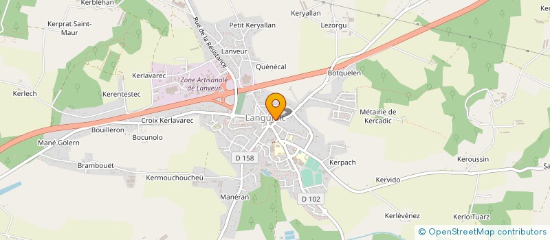 localisation de l'entreprise JULIFLO  LANGUIDIC