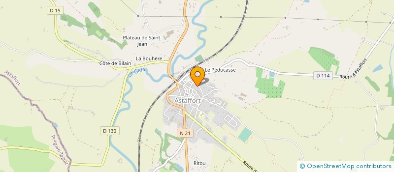 localisation de l'entreprise JULILO  ASTAFFORT