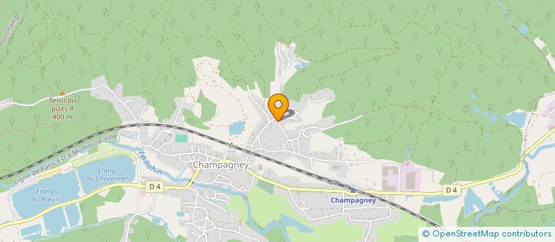 localisation de l'entreprise JULIMA  CHAMPAGNEY