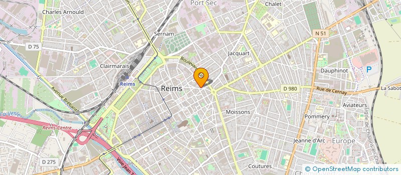 localisation de l'entreprise JULIMARIE  REIMS