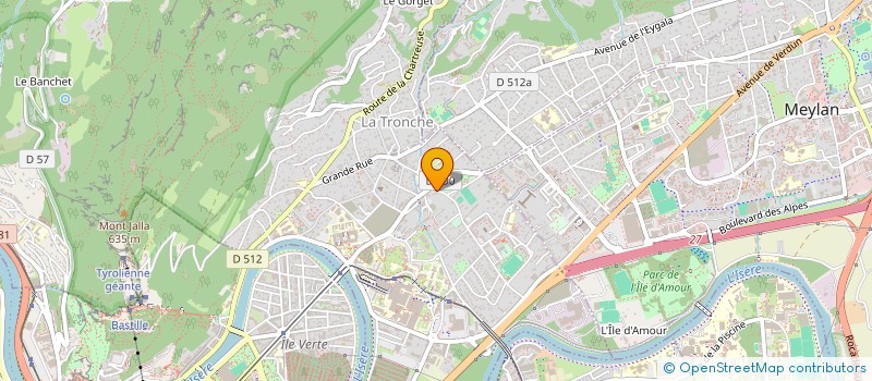 localisation de l'entreprise JULIMI  LA TRONCHE