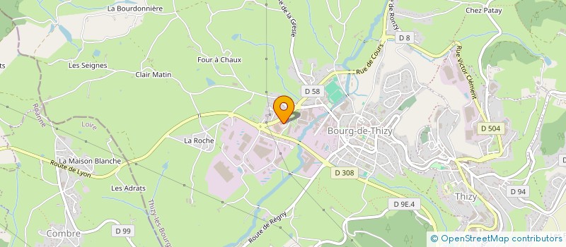 localisation de l'entreprise JULIMON  THIZY-LES-BOURGS