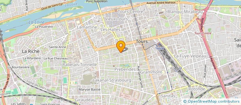localisation de l'entreprise JULINA  TOURS