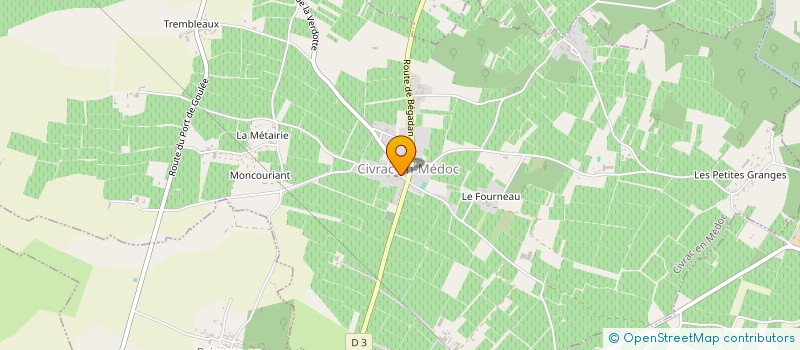 localisation de l'entreprise JULINAA  CIVRAC-EN-MEDOC