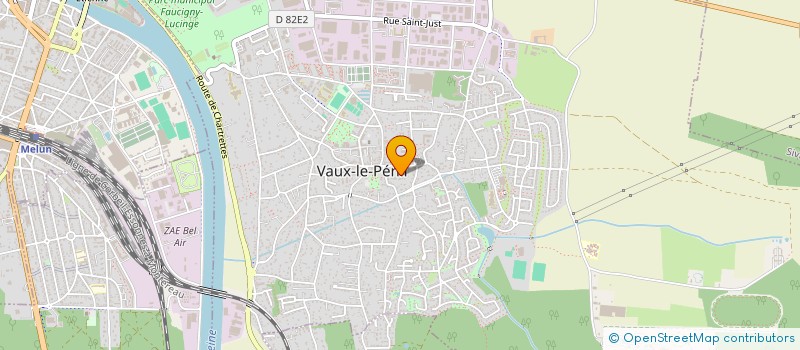localisation de l'entreprise JULINE à VAUX-LE-PENIL