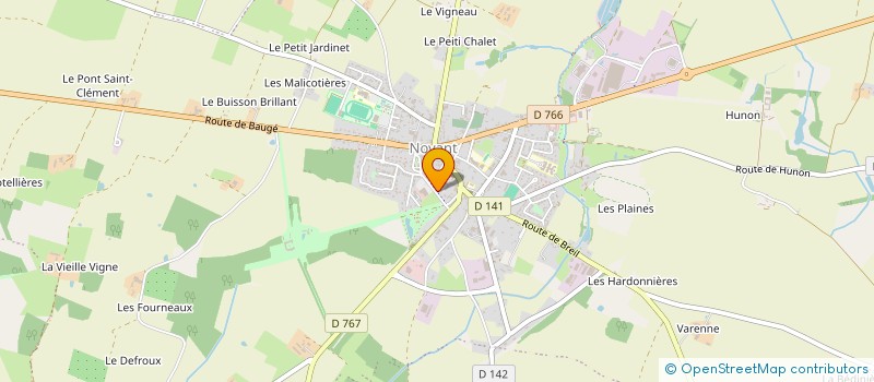 localisation de l'entreprise JULINE  SAUMUR