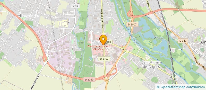 localisation de l'entreprise JULINVEST  AMILLY