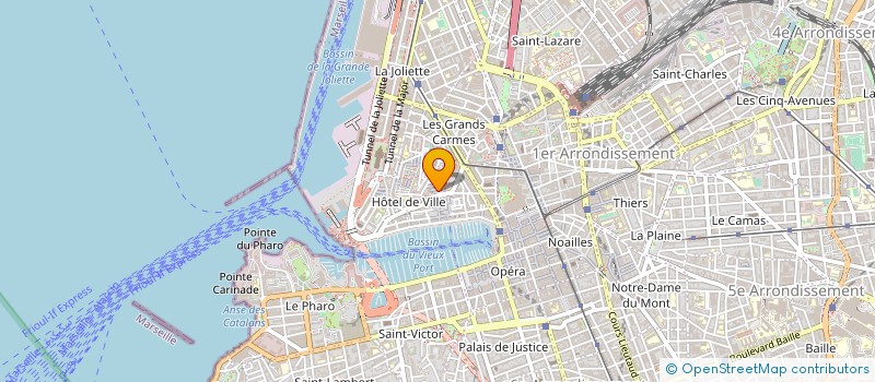 localisation de l'entreprise JULIO  MARSEILLE