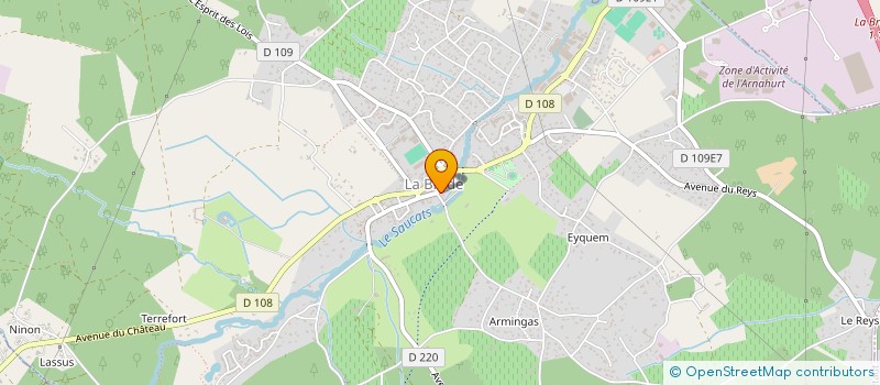 localisation de l'entreprise JULIO  LA BREDE