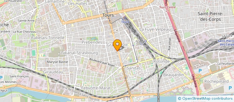 localisation de l'entreprise JULIOM  TOURS
