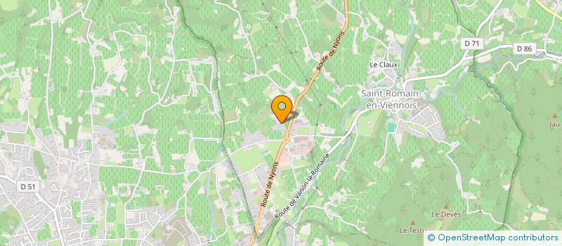 localisation de l'entreprise JULIOT  SAINT-ROMAIN-EN-VIENNOIS