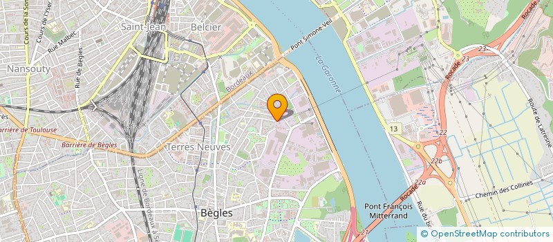 localisation de l'entreprise JULIOTTE à BEGLES