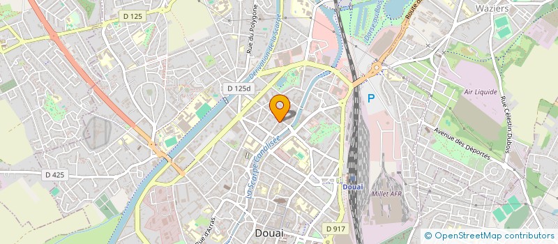 localisation de l'entreprise JULIOTTE à DOUAI