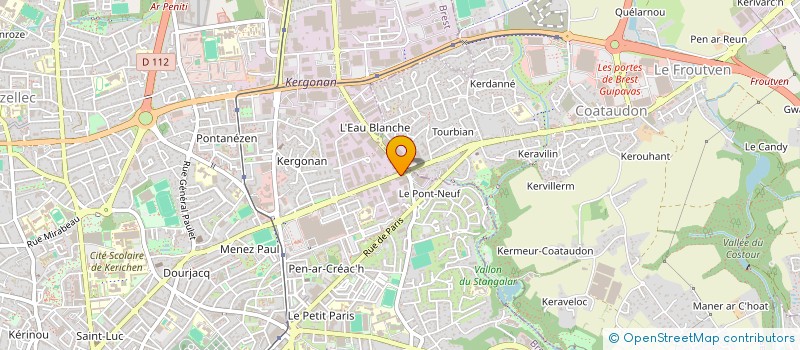 localisation de l'entreprise JULIPANA  BREST