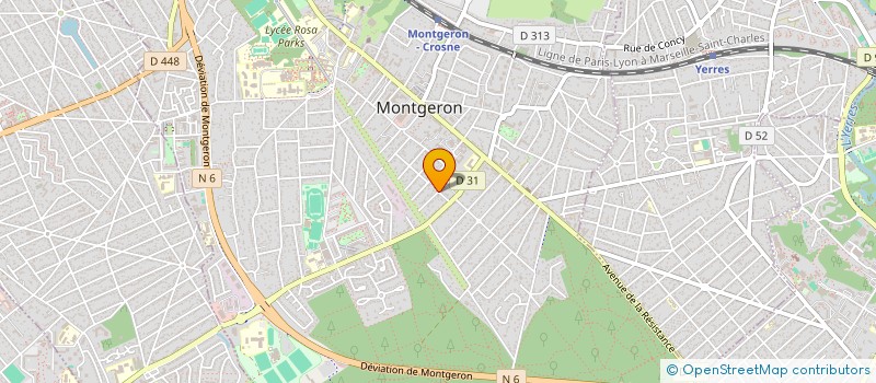 localisation de l'entreprise JULIS à MONTGERON