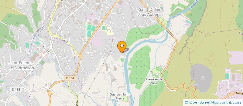 localisation de l'entreprise JULISSA à AUBENAS