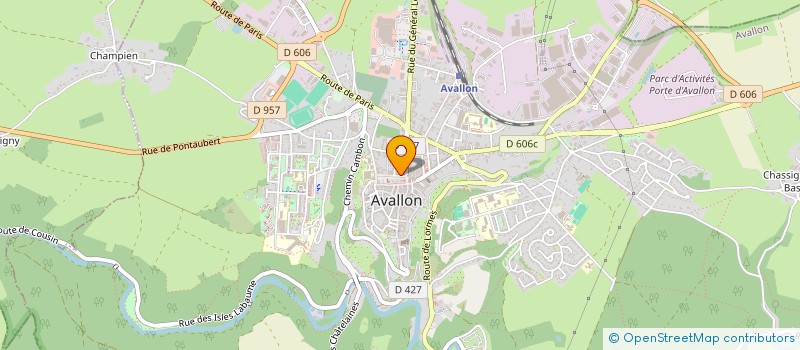 localisation de l'entreprise JULISTELLE à AVALLON