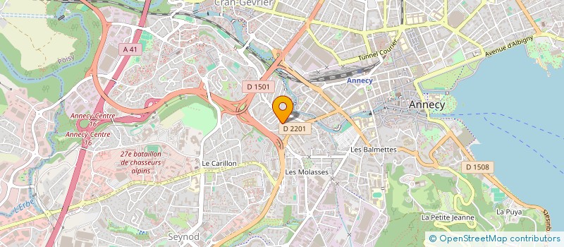 localisation de l'entreprise JULITA SERGE &PAULE  ANNECY