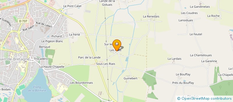 localisation de l'entreprise JULITHA  BAIN-DE-BRETAGNE