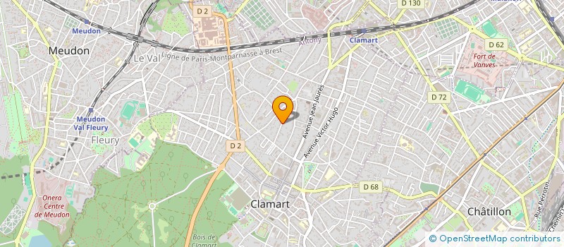 localisation de l'entreprise JULITO à CLAMART