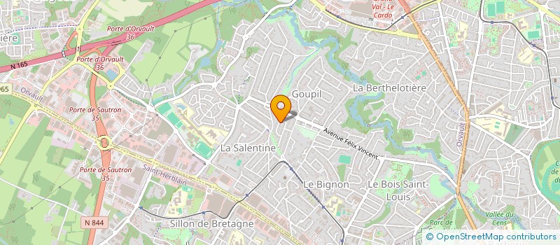 localisation de l'entreprise JULIUS QUINTUS à ORVAULT