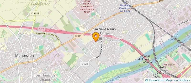 localisation de l'entreprise JULIV'IN M  CARRIERES-SUR-SEINE