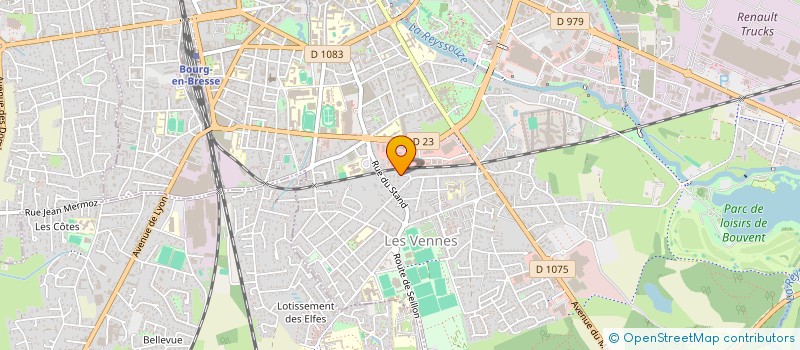 localisation de l'entreprise JULIX à BOURG-EN-BRESSE