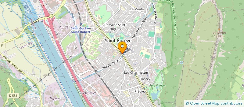 localisation de l'entreprise JULLEA à SAINT-EGREVE