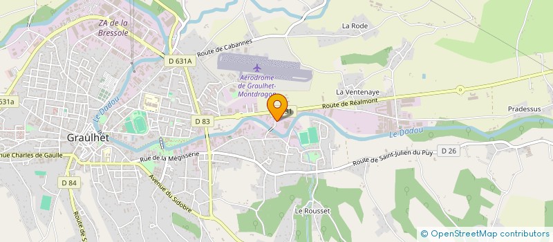 localisation de l'entreprise JULLIA.D à GRAULHET