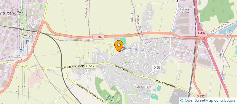 localisation de l'entreprise JULLIEN  PUSIGNAN