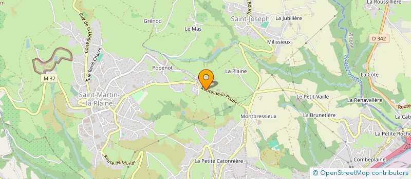 localisation de l'entreprise JULLIEN AUTOMOBILE à SAINT-JOSEPH
