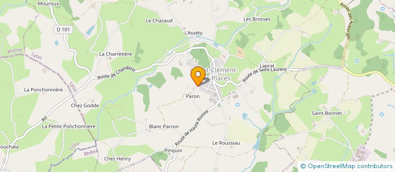 localisation de l'entreprise JULLIEN PROJET  SAINT-CLEMENT-LES-PLACES