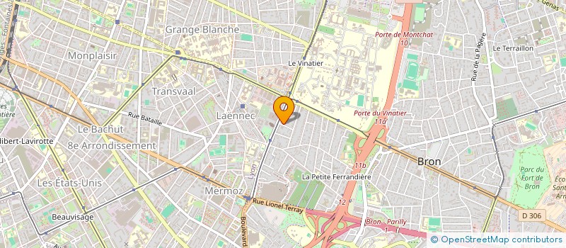 localisation de l'entreprise JULLIEN SPFPL à BRON